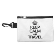 Keep Calm And Travel Accessory Bag at Zazzle