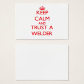Keep Calm and Trust a Welder (Front & Back)