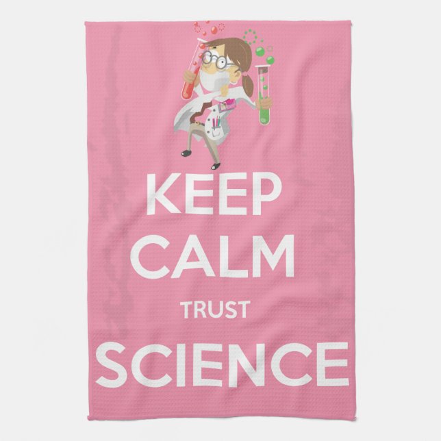 Keep Calm and Trust Science Towel (Vertical)