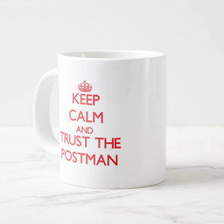 Keep Calm and Trust the Postman Large Coffee Mug