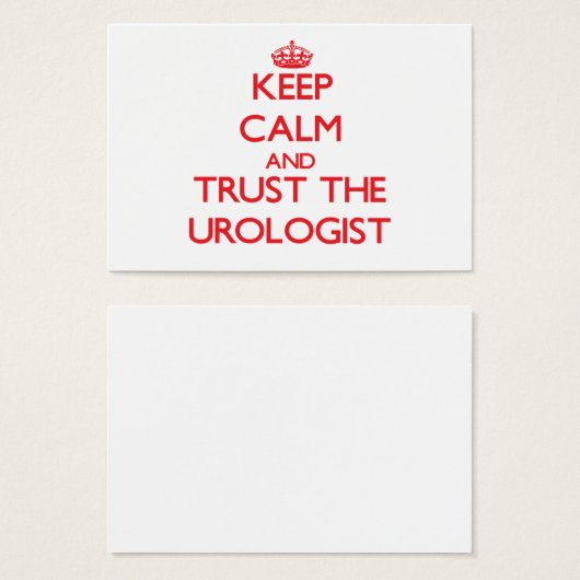 Keep Calm and Trust the Urologist (Front & Back)
