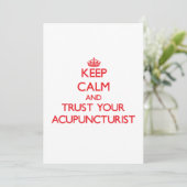 Keep Calm and trust your Acupuncturist (Standing Front)