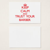 Keep Calm and Trust Your Barber (Front & Back)