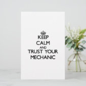 Keep Calm and Trust Your Mechanic (Standing Front)