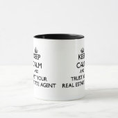 Keep Calm and Trust Your Real Estate Agent Mug (Center)