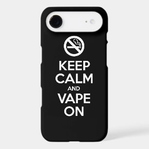 Keep Calm and Vape On ~ Self Motivational iPhone 17 Air Case