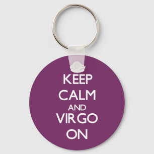 Keep Calm and Virgo on Keychain