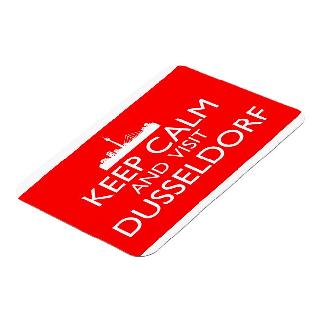 Keep Calm and Visit Dusseldorf - Germany Magnet (Left Side)