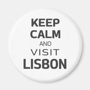 Keep calm and visit Lisbon Magnet