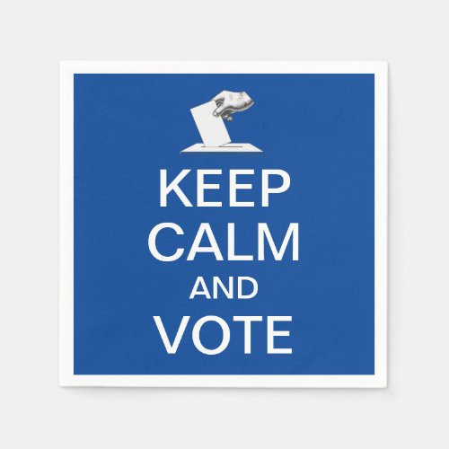 Keep Calm and Vote 2024 Napkins