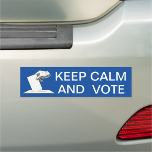 Keep Calm and Vote 2026 Car Magnet