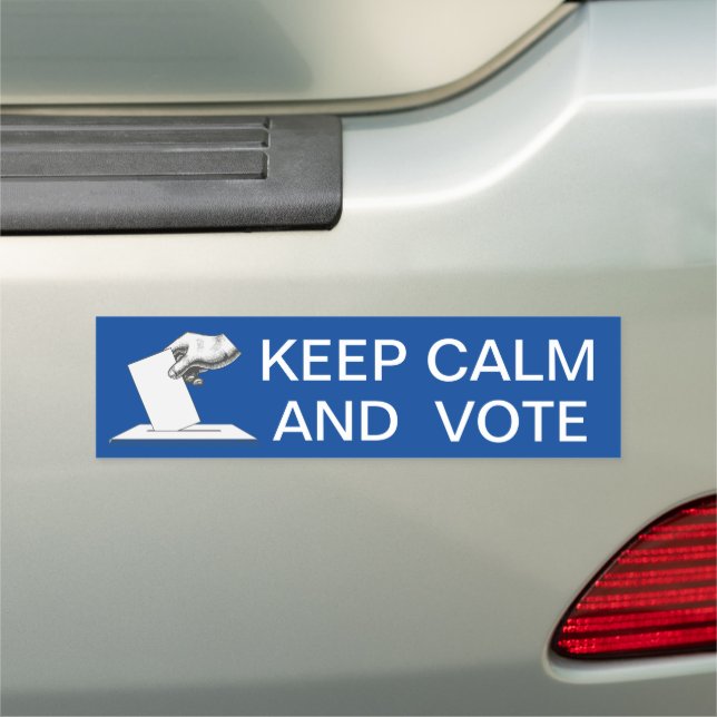 Keep Calm and Vote 2026 Car Magnet (In Situ)