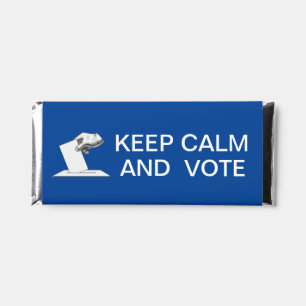 Keep Calm and Vote 2026 Hershey Bar Favors