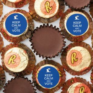 Keep Calm and Vote 2026 Reese's Peanut Butter Cups
