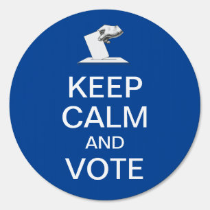 Keep Calm and Vote 2026 Sign