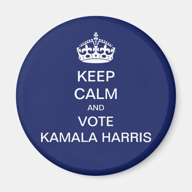 Keep calm and vote Kamala Harris Magnet (Front)