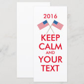 Keep calm and vote on (Front/Back)