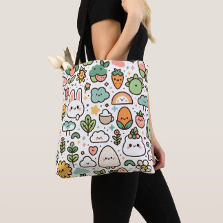 Keep Calm and Wander On Pattern Tote Bag