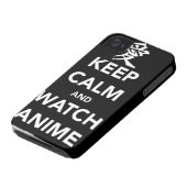 Keep Calm and Watch Anime Case-Mate iPhone Case (Bottom)