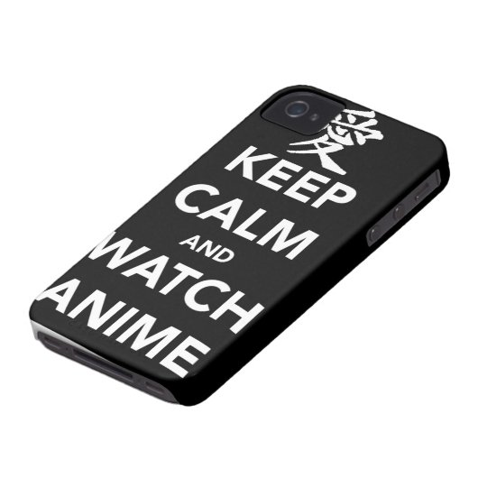 Keep Calm and Watch Anime Case-Mate iPhone Case (Bottom)