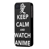 Keep Calm and Watch Anime Case-Mate iPhone Case (Back Left)