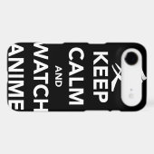 Keep Calm and Watch Anime Case-Mate iPhone Case (Back (Horizontal))