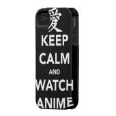 Keep Calm and Watch Anime Case-Mate iPhone Case (Back Left)