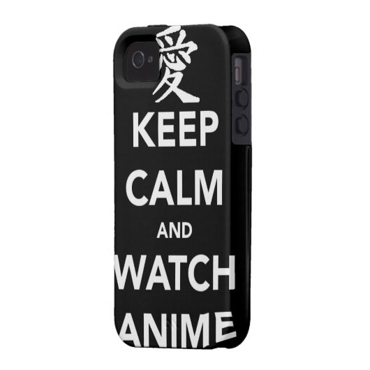 Keep Calm and Watch Anime Case-Mate iPhone Case (Back Left)