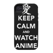 Keep Calm and Watch Anime Case-Mate iPhone Case (Back)