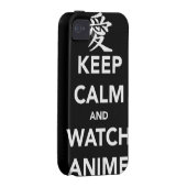 Keep Calm and Watch Anime Case-Mate iPhone Case (Back/Right)