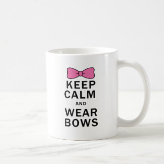 Keep Calm and Wear Bows Coffee Mug
