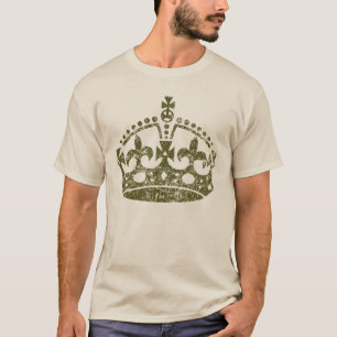 KEEP CALM AND Wear the Crown grunge Style T-Shirt