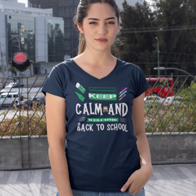 Keep Calm and Welcome back to School T-Shirt (Creator Uploaded)