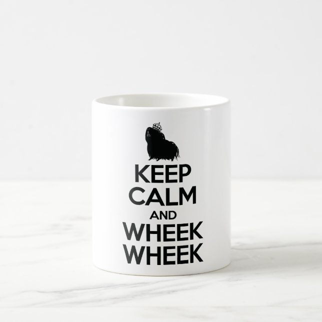 Keep Calm and Wheek Wheek Coffee Mug (Center)