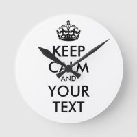 KEEP CALM and YOUR TEXT - black