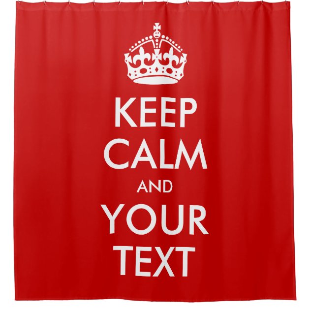Text Custom E Shower Curtain, Create Own Shower Curtain