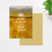 Keep Calm And Your Text for some Beer (Desk)
