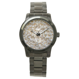 KEEP CALM AND Your Text on Popcorn Decor Watch