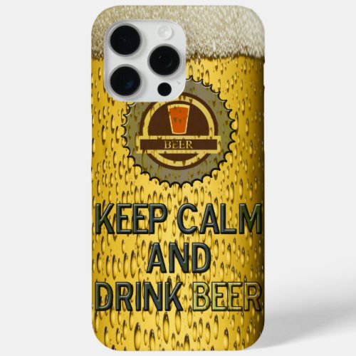 Keep calm anddrink beer iPhone 7 case