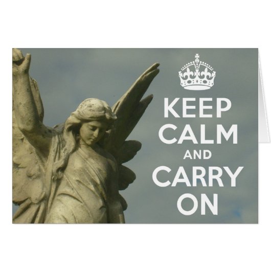 Keep Calm Angel Cards (Front Horizontal)