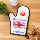 Keep Calm Bake On Union Jack British Flag NAME