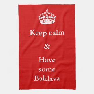 keep calm -Baklava - white 