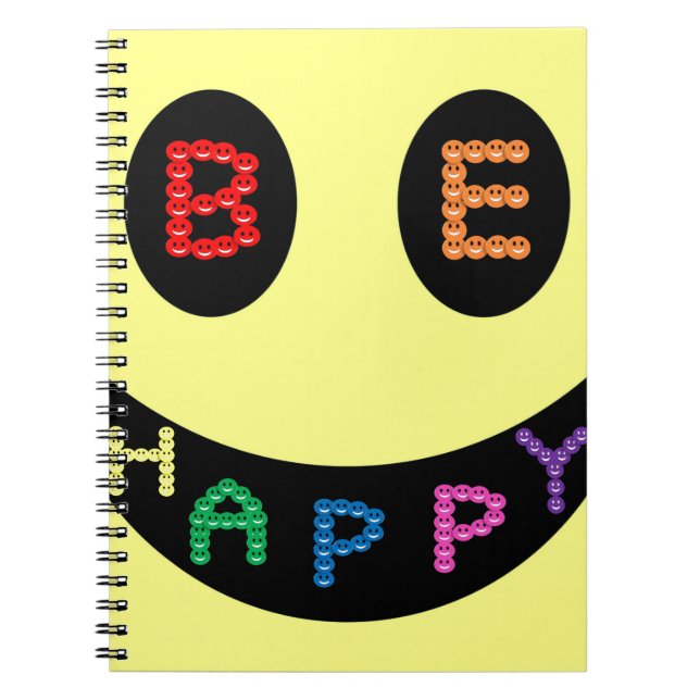 Keep Calm Be Happy Destiny Notebook (Front)