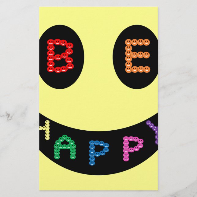 Keep Calm Be Happy Destiny Stationery (Front)