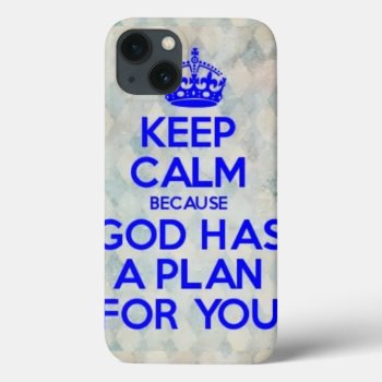 Keep Calm Because God Has A Plan For You Ipad Case by Godsblossom at Zazzle