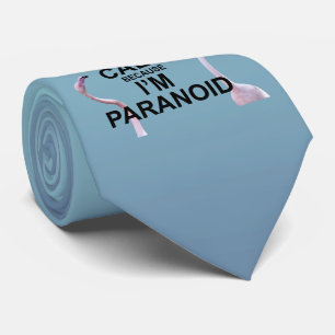Keep Calm because I'm Paranoid Tie (Sky Blue)