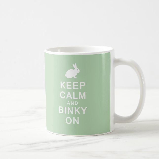 Keep Calm & Binky On Mug (Right)
