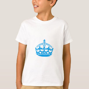 Keep calm blue victory crown T-Shirt