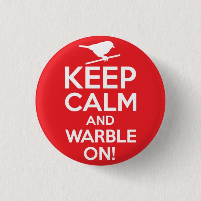Keep Calm Button (Front)