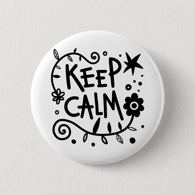 Keep Calm Button (Front)